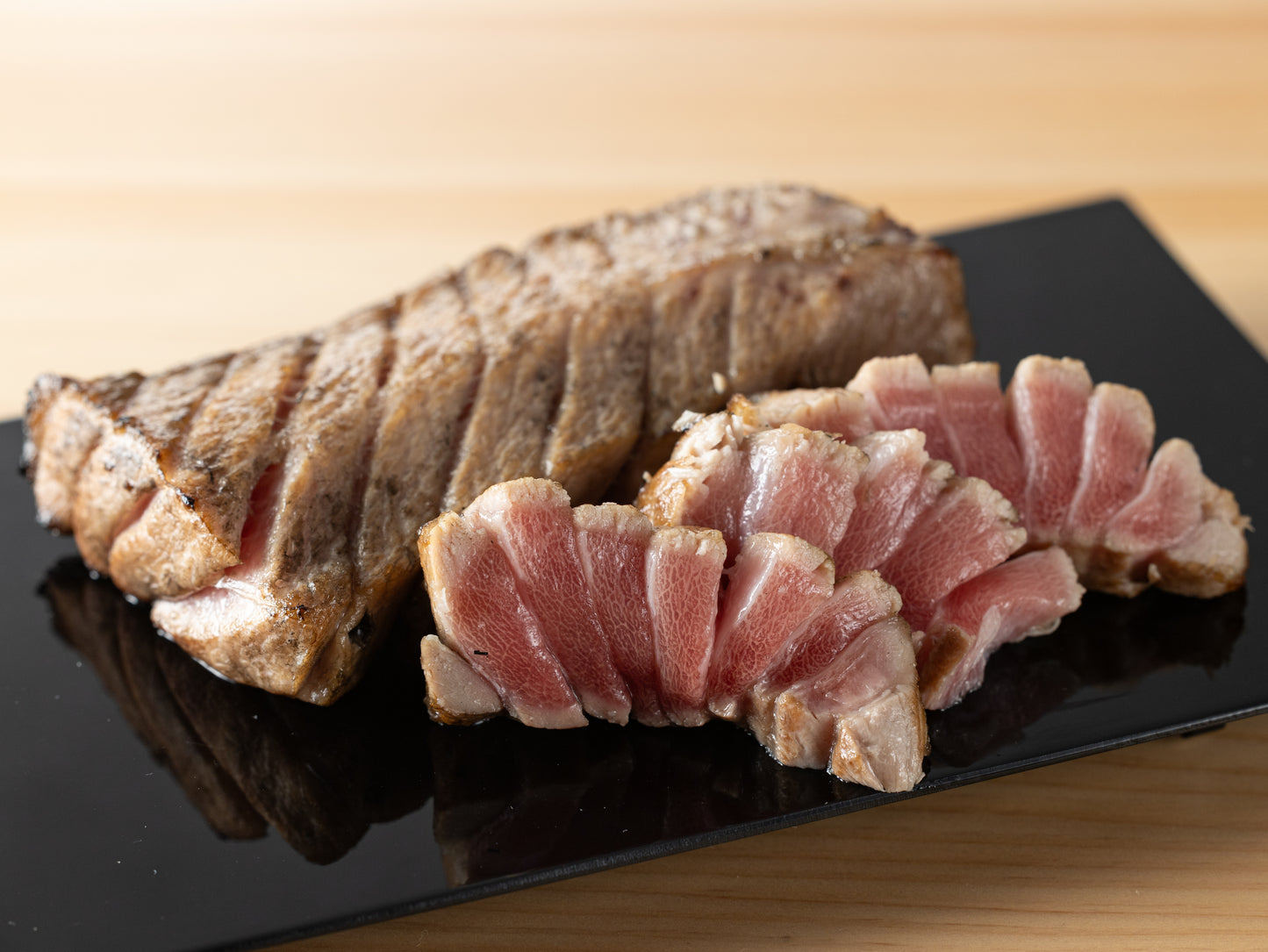 中トロ&大トロ 藁焼き極上食べ比べセット【とろける中トロと濃厚大トロ。藁焼きが引き出す、二つの極上の脂の旨み】